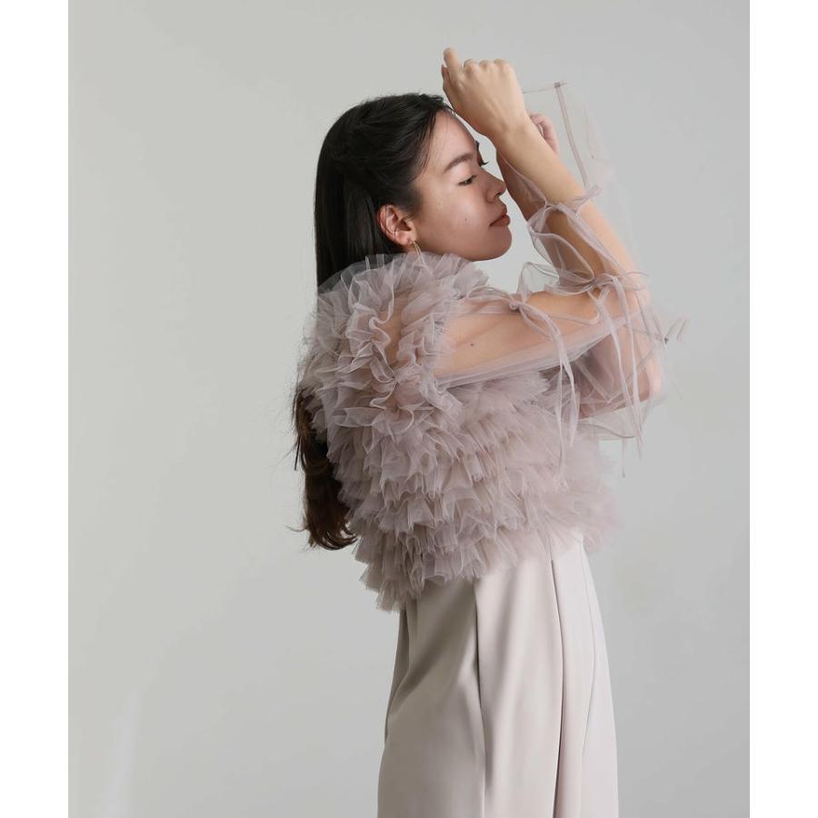 atlo（アトロ） 3点セット フリルボレロ オールインワン パンツドレス