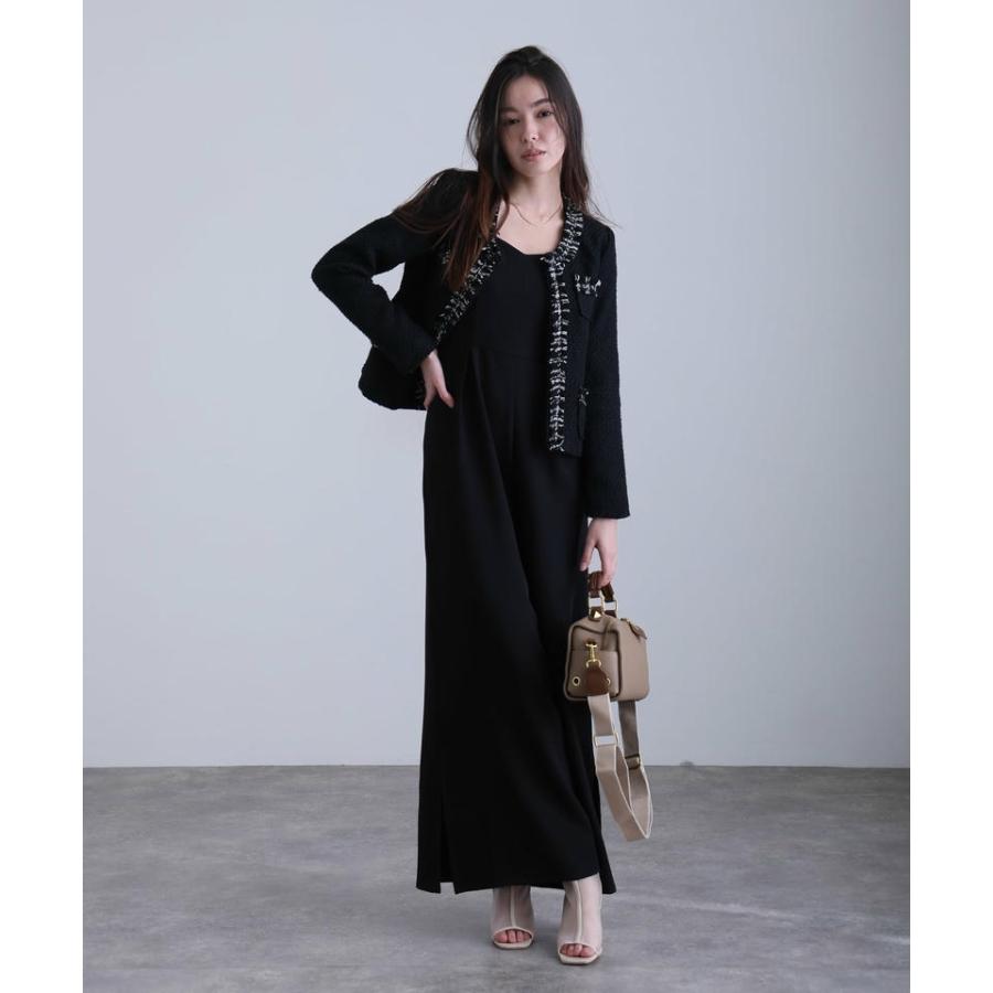 atlo（アトロ） 3点セット フリルボレロ オールインワン パンツドレス