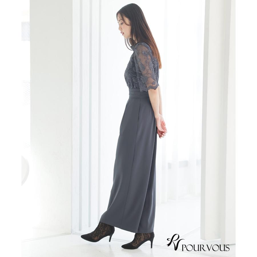 PourVous パンツドレス パンツスーツ オールインワン パンツ PourVous パンツドレス パンツスーツ オールインワン パンツ