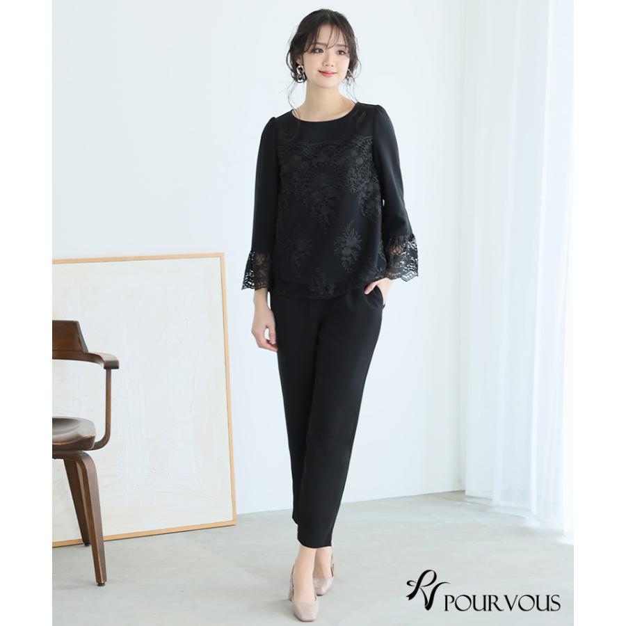 PourVous（プールヴー） パンツスーツ セットアップ パンツドレス