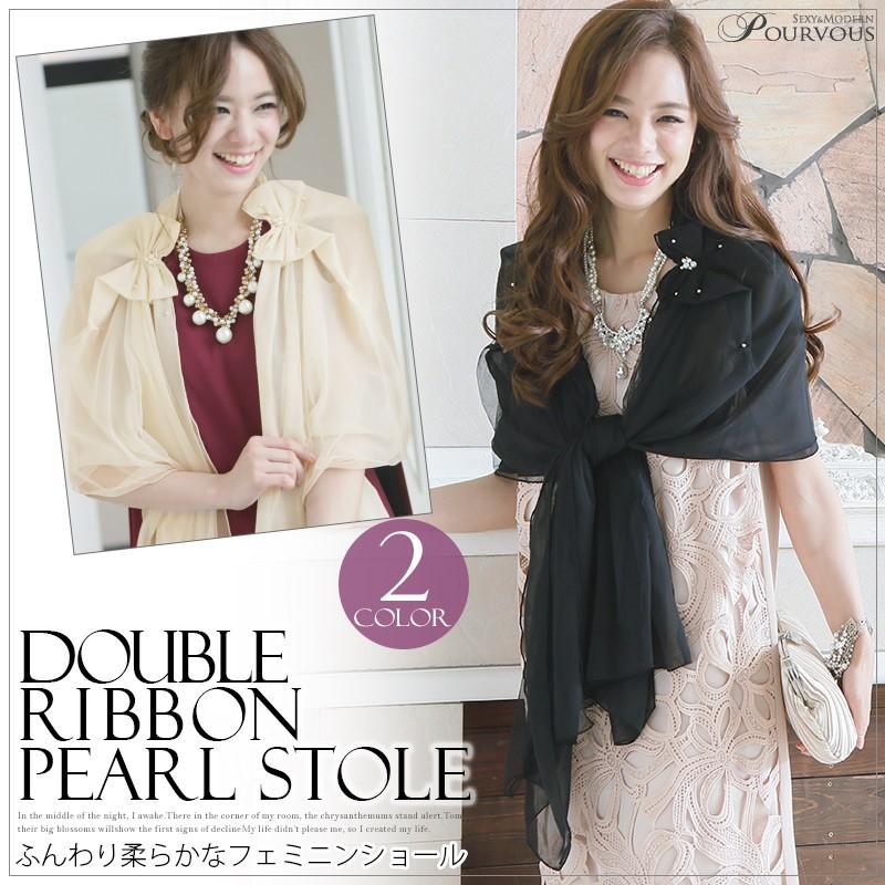 ストール ショール 結婚式 羽織物 花柄 リボン お呼ばれボレロ レース フォーマル ボレロ チュール レディース 柄 A087 A087 セレブワンピース ドレスpourvous 通販 Yahoo ショッピング