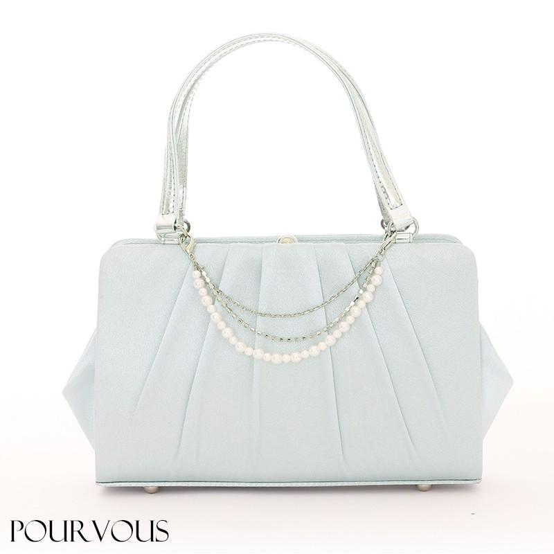 PourVous（プールヴー） パーティーバッグ 結婚式 クラッチバッグ 