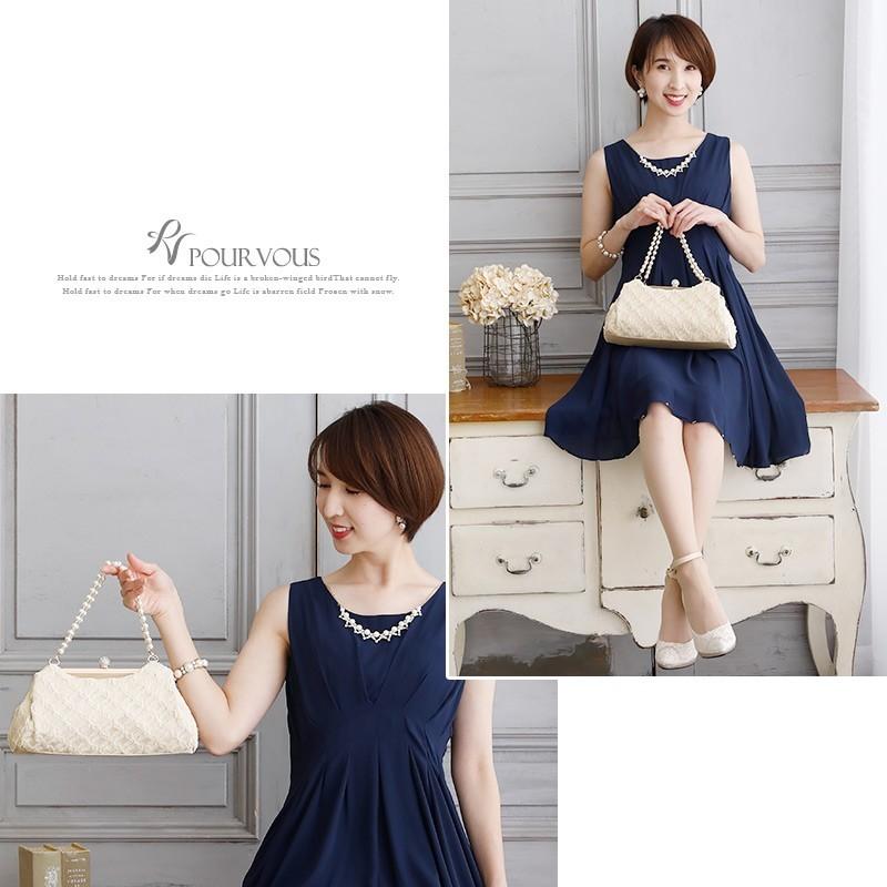 クラッチバッグ 結婚式 ショルダーバッグ パーティ バッグ ストラップ ブラックパール ビジュー シルバー レディース クラッチ