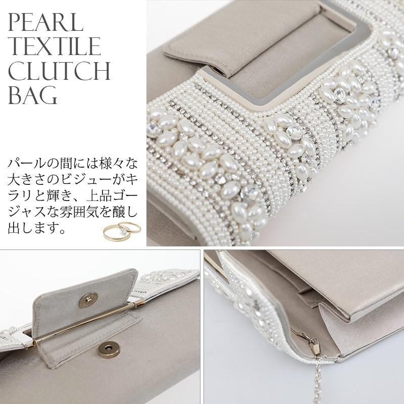 PourVous（プールヴー） パーティーバッグ 結婚式 クラッチバッグ