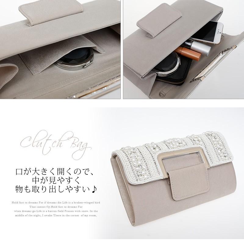 PourVous（プールヴー） パーティーバッグ 結婚式 クラッチバッグ