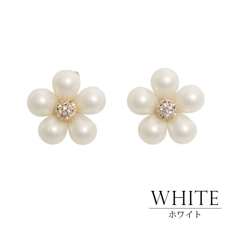 ピアス ビジュー コットンパール 結婚式ピアス フラワーモチーフ 耳飾り イヤリング レディース 花 パール アクセサリー お呼ばれ パーティー Jca0025 セレブワンピース ドレスpourvous 通販 Yahoo ショッピング