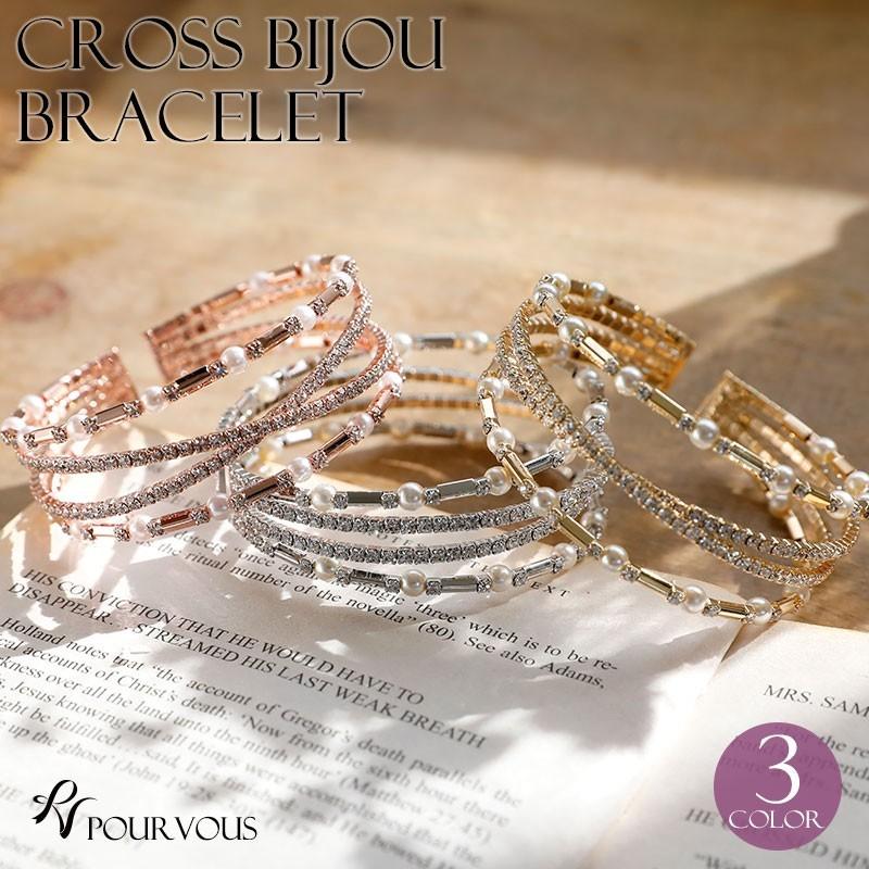 ブレスレット パール ビジュー ビーズ 結婚式 アクセサリー パーティードレス ワンピース ドレス フォーマルドレス フォーマル お呼ばれ 服 服装 ミセス Jca0067 セレブワンピース ドレスpourvous 通販 Yahoo ショッピング