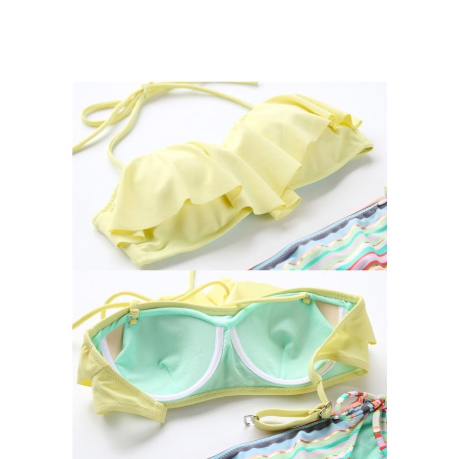 ビキニ 水着 レディース 2点セット バンドゥ オトナ女子 可愛い 海 プール 小胸 かわいい 人気 Akf 6 Only Value 通販 Yahoo ショッピング