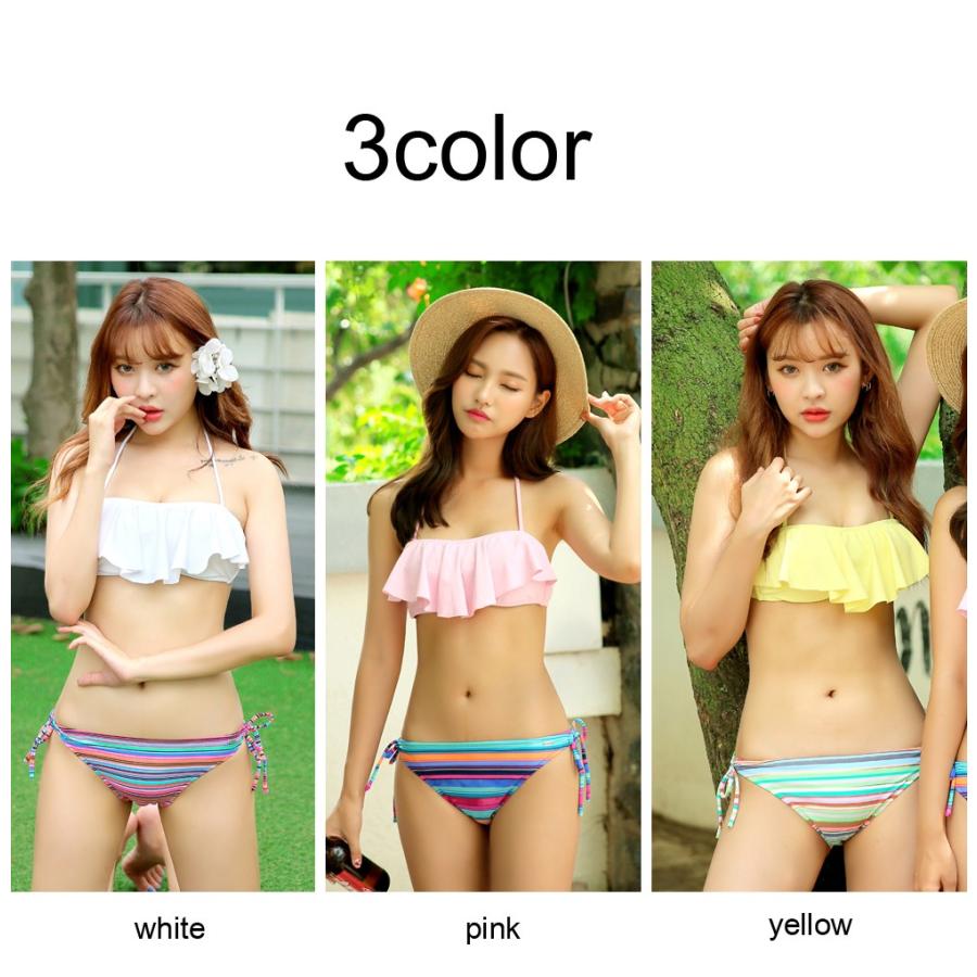 ビキニ 水着 レディース 2点セット バンドゥ オトナ女子 可愛い 海 プール 小胸 かわいい 人気 Akf 6 Only Value 通販 Yahoo ショッピング