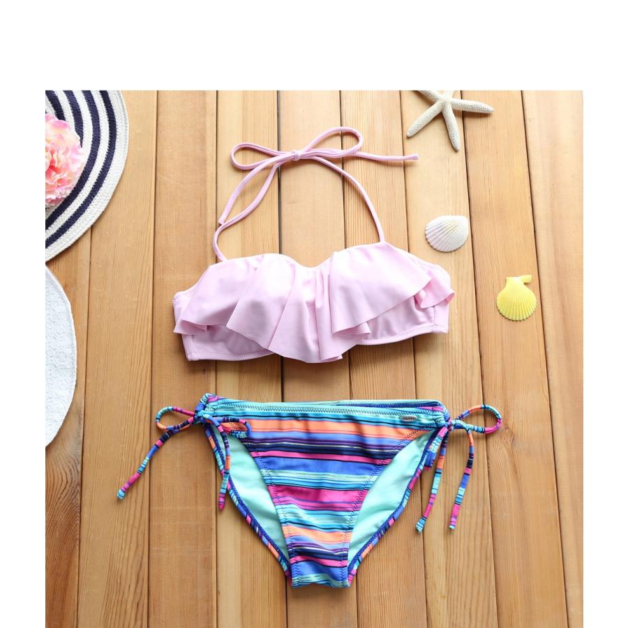 ビキニ 水着 レディース 2点セット バンドゥ オトナ女子 可愛い 海 プール 小胸 かわいい 人気 Akf 6 Only Value 通販 Yahoo ショッピング