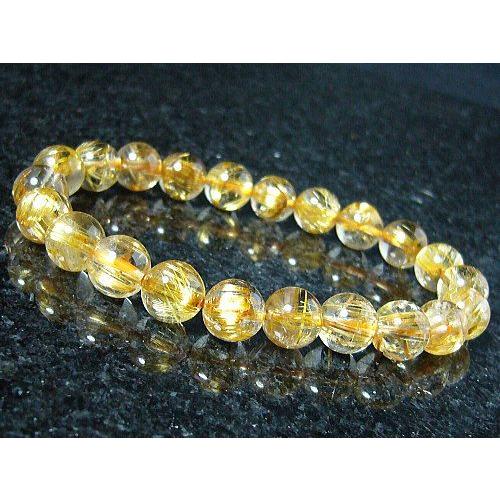 最高級タイチンルチル キャッツアイ ブレスレット 8mm 1点ものCP5