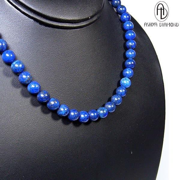 芦屋ダイヤモンド 大粒8mm 3万3000円→87％OFF 本物ラピスラズリ