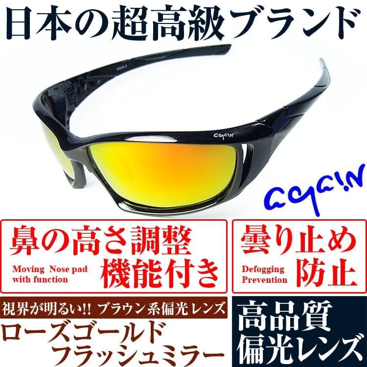 AGAIN（アゲイン） 22,000円が77%OFF 曇りにくい設計 偏光サングラス