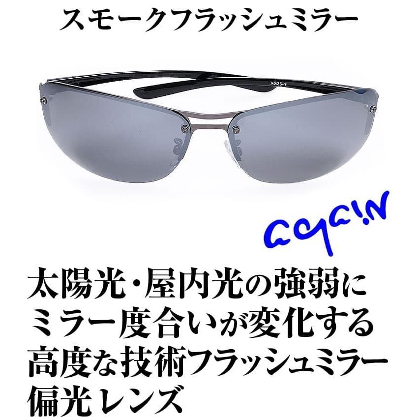 秋冬用ブラウンレンズが入荷 サングラス 日本福井県の信頼の技術 高品質偏光レンズ ＼22,000円が54%OFF／紫外線99％カット UVカット偏光サングラス ゴルフCP5 | AGAIN | 13