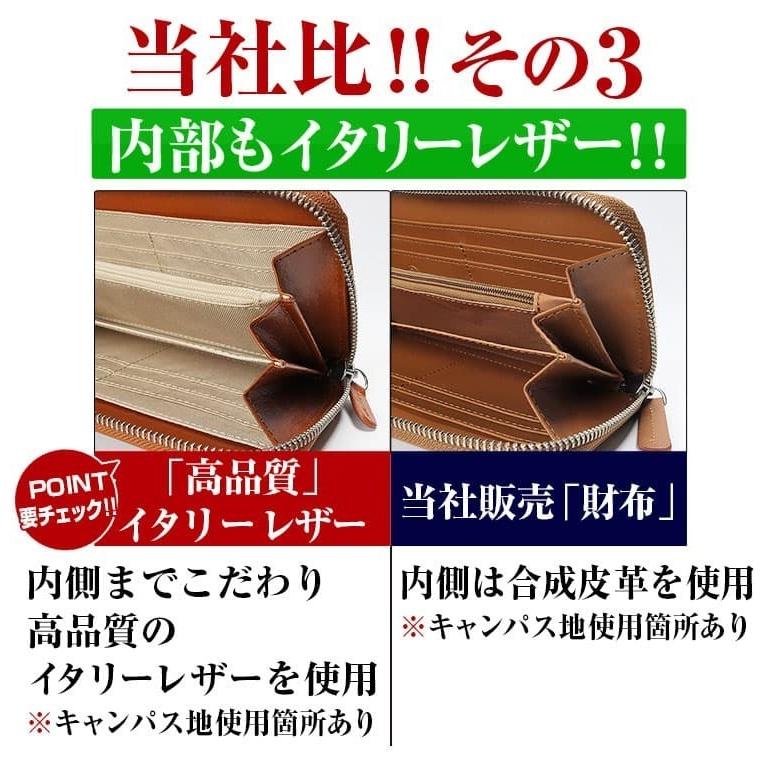 5月31日まで7万円が90％OFF イタリーレザー イタリア職人の誇りフルグレインレザー高級本革財布  財布  天然植物タンニン染め  父の日 母の日 プレゼント｜power-house-again｜11