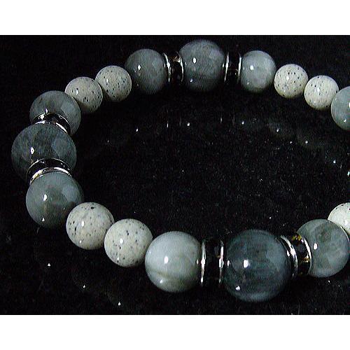 芦屋ダイヤモンド 北投石 天然ラジウム鉱石 ウルフアイ 大玉12mm10mm