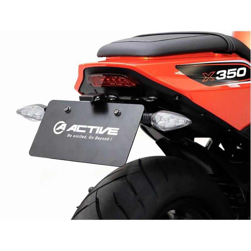 によページ アクティブ ACTIVE フェンダーレスキット ブラック [LEDナンバー灯付き