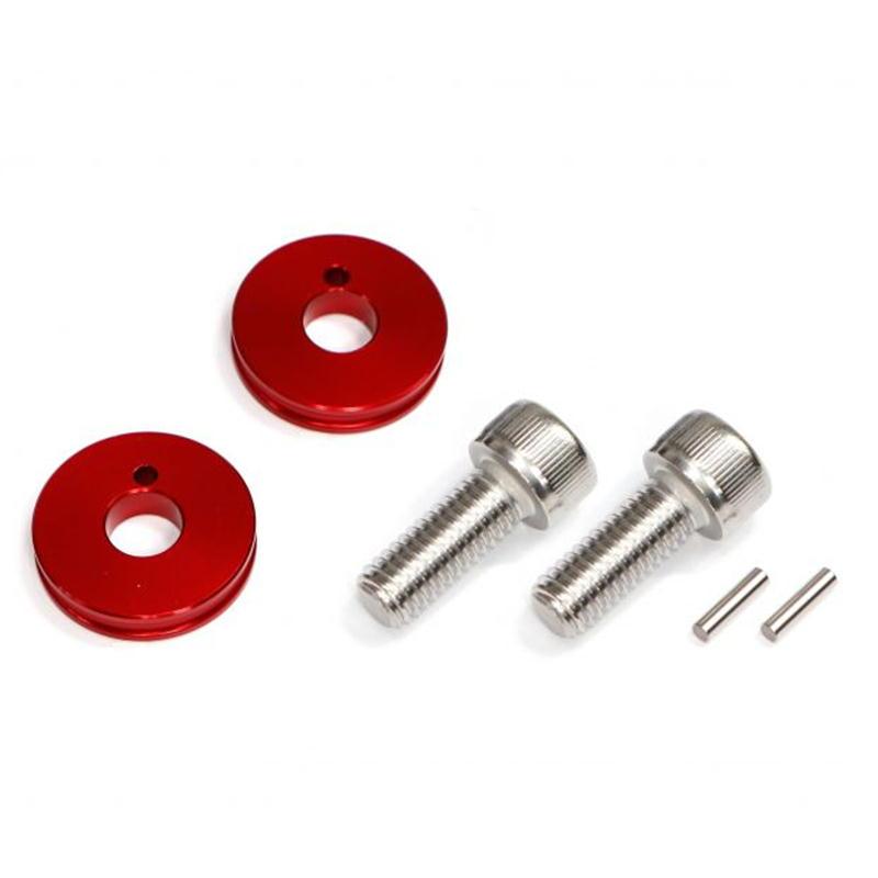 アクティブ ACTIVE 5mm延長カラーセット レッド ライダー側/タンデム側