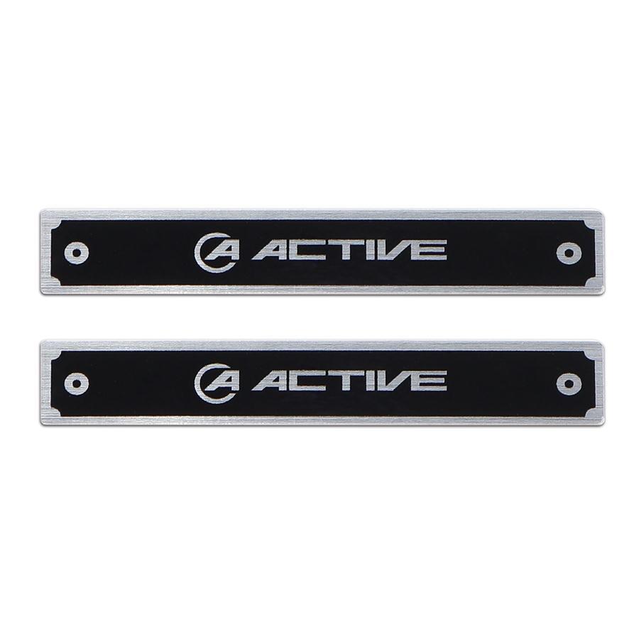アクティブ ACTIVE サブフレーム用メタルステッカー 2枚入 : Power