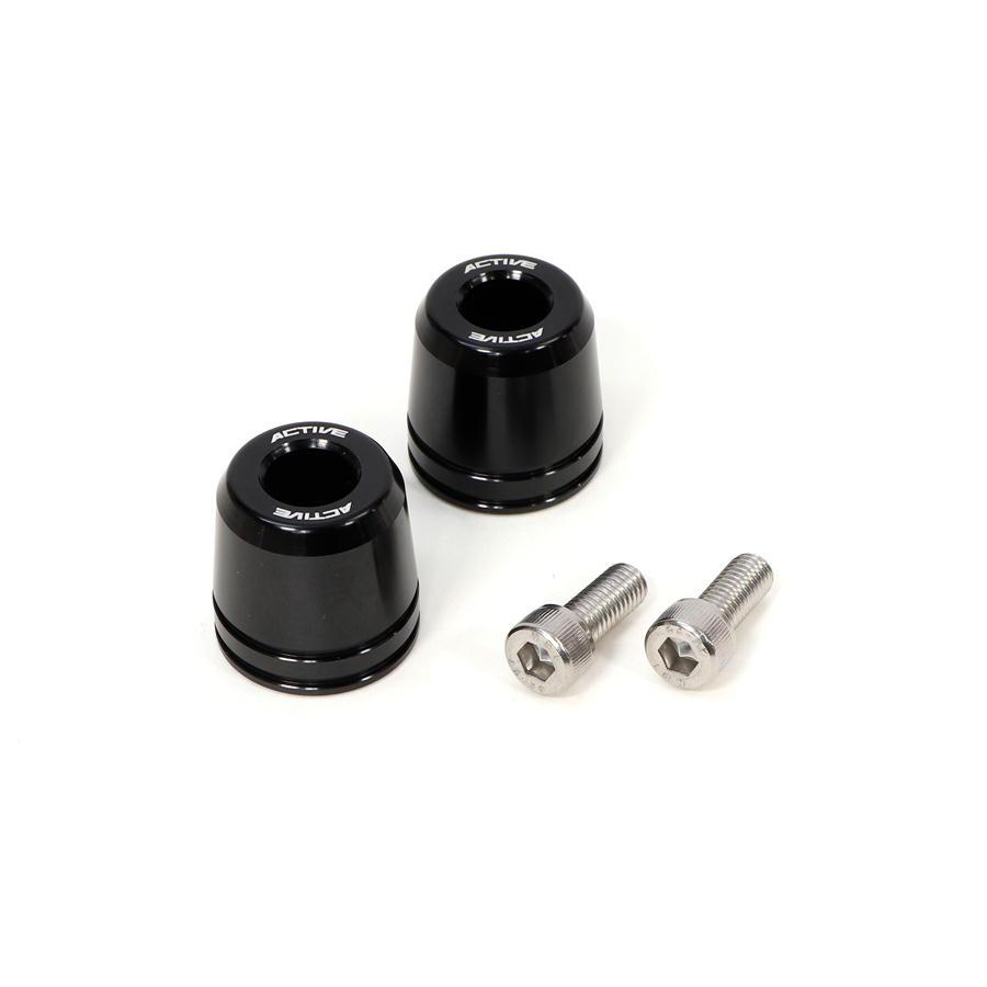 アクティブ ACTIVE アルミバーエンド φ33-L33 KAWASAKI用 M8 カラー付