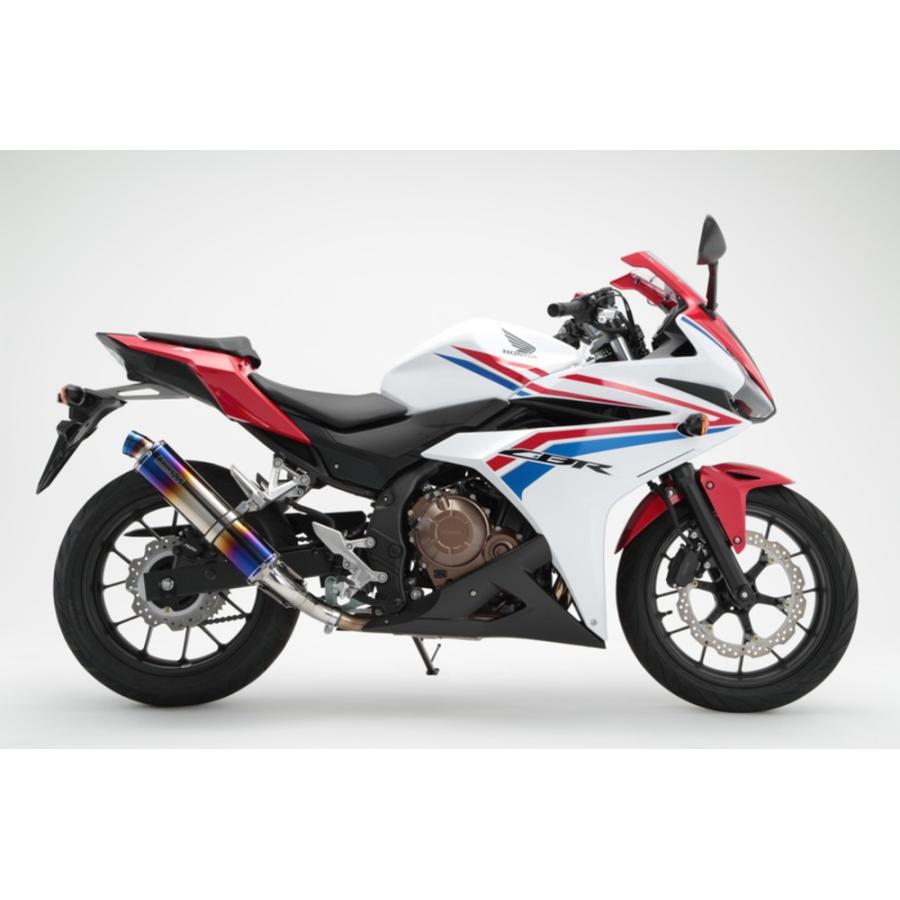 ビームス BEAMS R-EVO ヒートチタンサイレンサー 政府認証 スリップオン CBR400R 【2BL-NC47】｜power-house-sports｜02