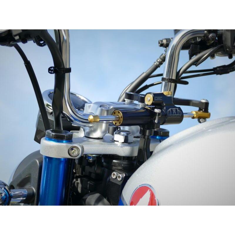 ハイパープロ ZX-9R CNCステアリングダンパーステー 75mm/TYPE-1