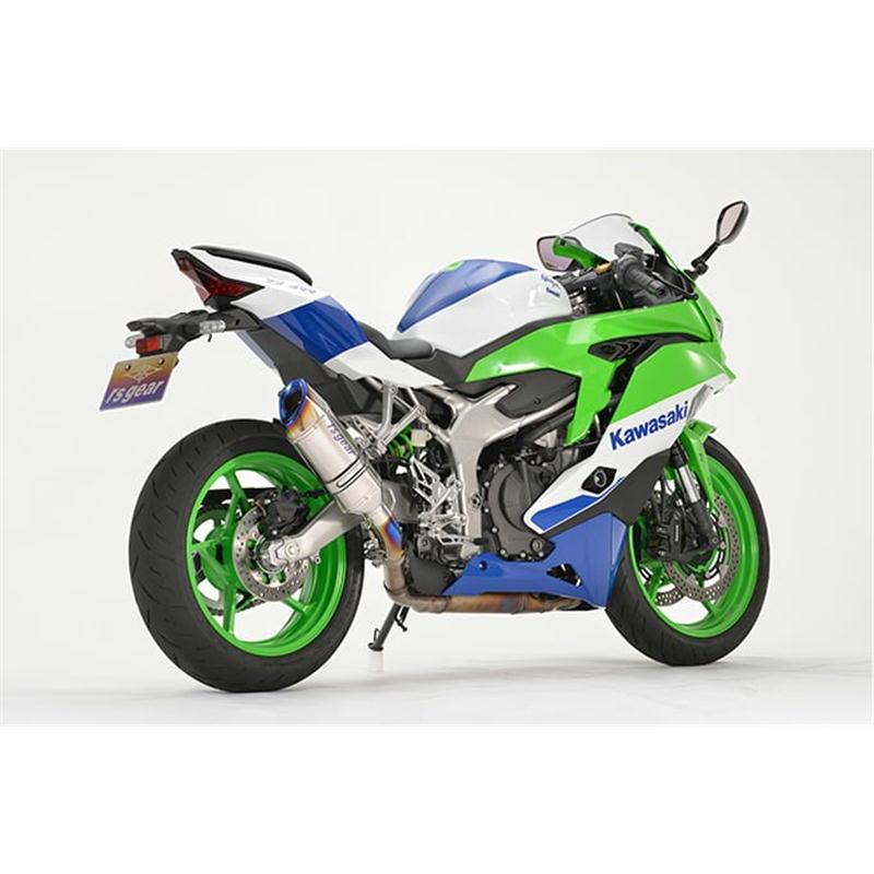 アールズギア r's gear GPスペック スリップオン チタンポリッシュ NINJA ZX-4R SE '23〜・NINJA ZX-4RR KRT EDITION '23〜/40thANNIVERSARY EDITION '23〜｜power-house-sports｜02