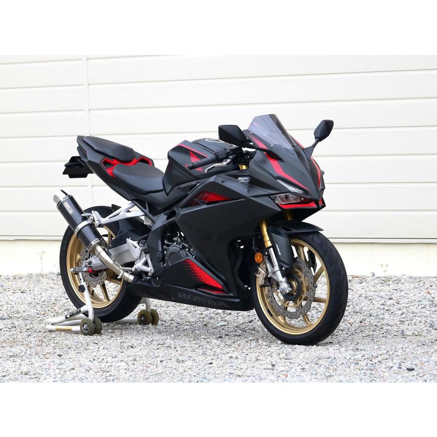 ダブルアールズ WR'S ラウンド カーボンサイレンサー スリップオン JMCA認証 CBR250RR 2BK-MC51 '20〜'22｜power-house-sports｜03