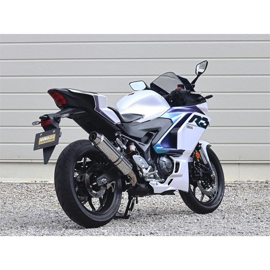 2.専用 WR'S（ダブルアールズ） バイク マフラー 2025-YZF-R3/MT-03 (8BL