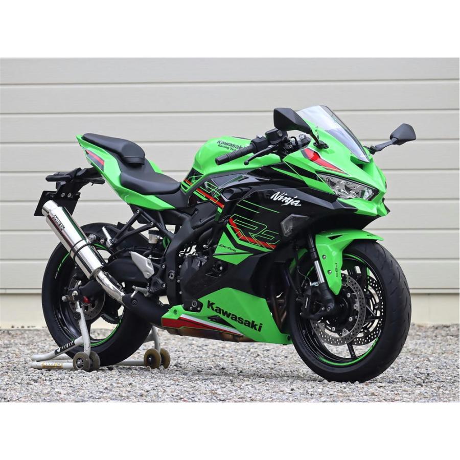 ダブルアールズ WR'S ラウンド ステンレスサイレンサー スリップオン JMCA認証 ZX-25R SE【8BK-ZX250H】 '23〜｜power-house-sports｜03