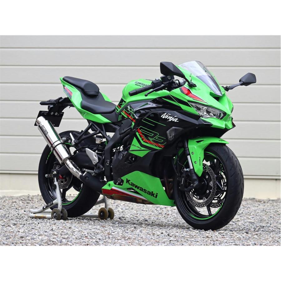 ダブルアールズ WR'S ラウンド ステンレスサイレンサー スリップオン JMCA認証 ZX-25R SE【8BK-ZX250H】 '23〜｜power-house-sports｜07