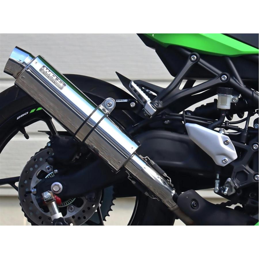 ダブルアールズ WR'S ラウンド ステンレスサイレンサー スリップオン JMCA認証 ZX-25R SE【8BK-ZX250H】 '23〜｜power-house-sports｜09