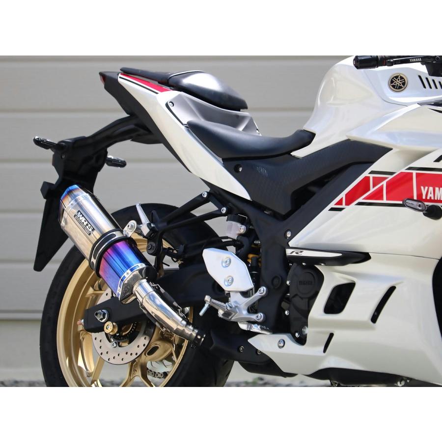 ダブルアールズ WR'S SS-OVAL 焼き色タイプ スリップオン JMCA認証 YZF-R3 8BL-RH21J '22/'23〜｜power-house-sports｜05