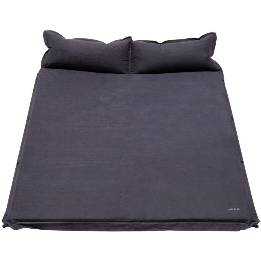 超大特価 モダンデコ 車中泊 エアーマット マットレス エアーベッド 車中泊ベッド 枕付き 折りたたみ 収納袋付き アウトドア コンパクト ミッドナイ 国際ブランド Turningheadskennel Com