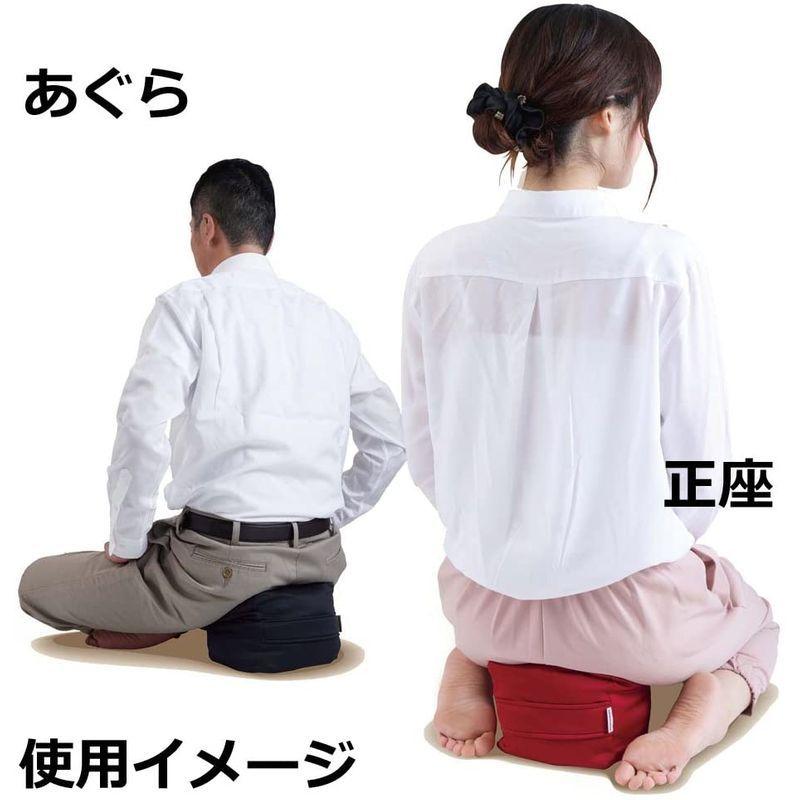 正座用クッション 「 YOUZA(R) (腰座) 」 レッド (小さいサイズ) K-YUZ-612|power-life|02
