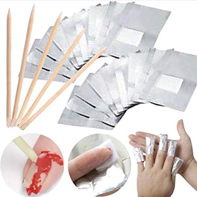 Finalstate ジェルネイル オフ 代引不可 セット リムーバー アセトン アルミホイル 敏感肌対応 ジェルオフ ネイルオフ 2 コットン付き