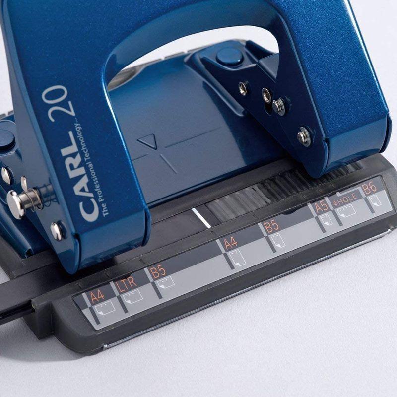 カール事務器 パンチ アリシス 2穴 穴あけ枚数20枚 ブルー LP-20-B|power-life|04