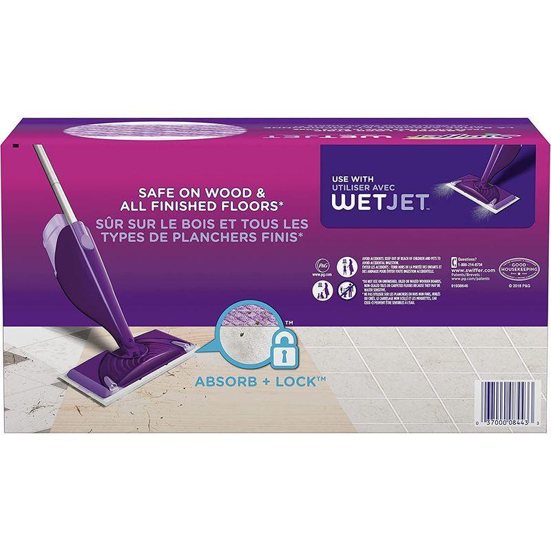 (Single) - Swiffer WetJet Hardwood Floor Cleaner Spray Mop Pad Refill,｜power-life｜07