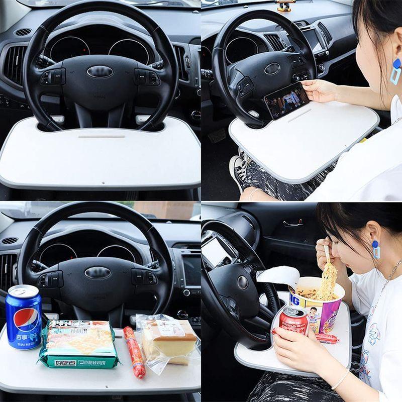 新商品 Okahita 車用 テーブル ハンドル 車 運転席 机 Pc 車用トレイ 工具不要 脱着簡単 自動車テーブル ノートパソコン作業 Novabookings Com Br