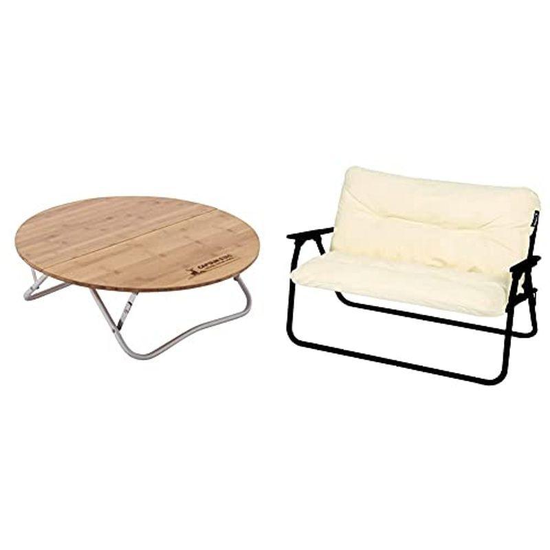 数量は多 キャプテンスタッグ Captain Stag キャンプ バーベキュー用 机 アルバーロ 竹製ラウンドローテーブル 65uc 503 ベ 代引不可 Turningheadskennel Com