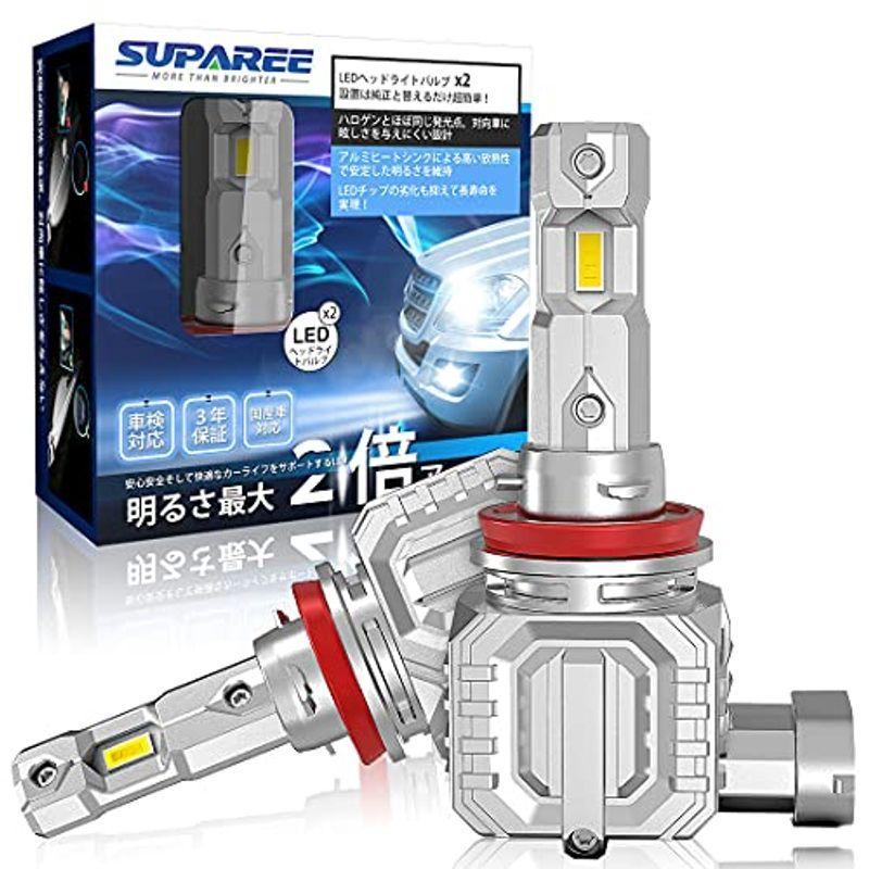 Suparee H8 H11 Led ヘッドライト 車用 新車検対応 6000k 12v 24v車対応 ハイブリッド車 Ev車対応 90w 期間限定お試し価格