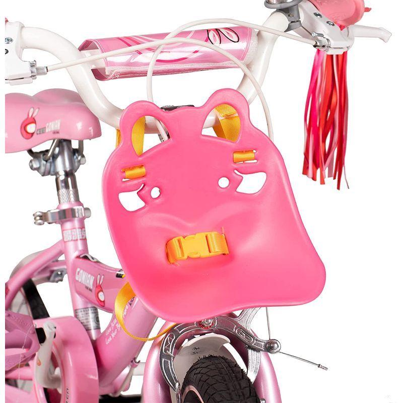 DRBIKE 人形シート 子供自転車後ろシート かわいい 女の子 人形乗せ 軽量 取付け簡単 ベルト付き ピンク おもちゃ ドルシート  :20220304051855-00474:パワーライフ - 通販 - Yahoo!ショッピング