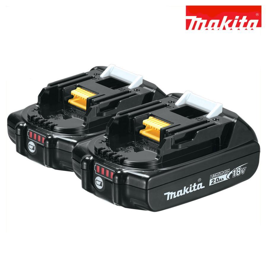 マキタ MAKITA 18V 純正 バッテリー 2個セット BL1820B 残容量表示 