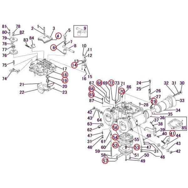 SOLEX☆ソレックス 4型用オーバーホールリペアキット : POWER PLANNING