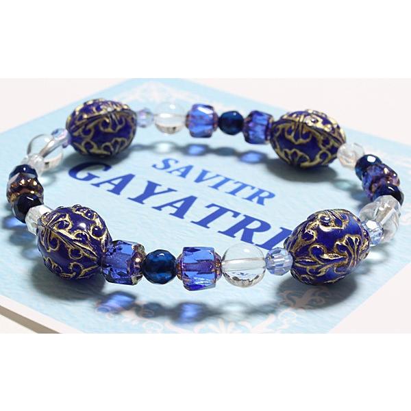 パワーストーン 天然石 ブレスレット 送料無料 罪を払う浄化の女神 ガーヤトリー プレミアムブレスレット