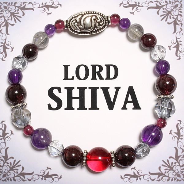 パワーストーン 天然石 ブレスレット 送料無料 仕事の成功で地位や富を獲得 シヴァ神プレミアムブレスレット
