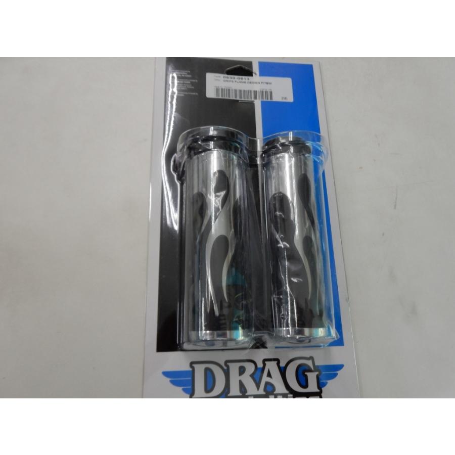 ◇ハーレー グリップ フレイムスデザイン 電スロ用 0630-0613