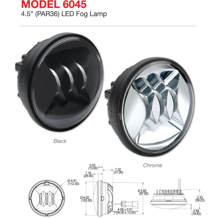 Harley Davidson（ハーレー・ダビッドソン） ☆ハーレー 4.5インチ LED 
