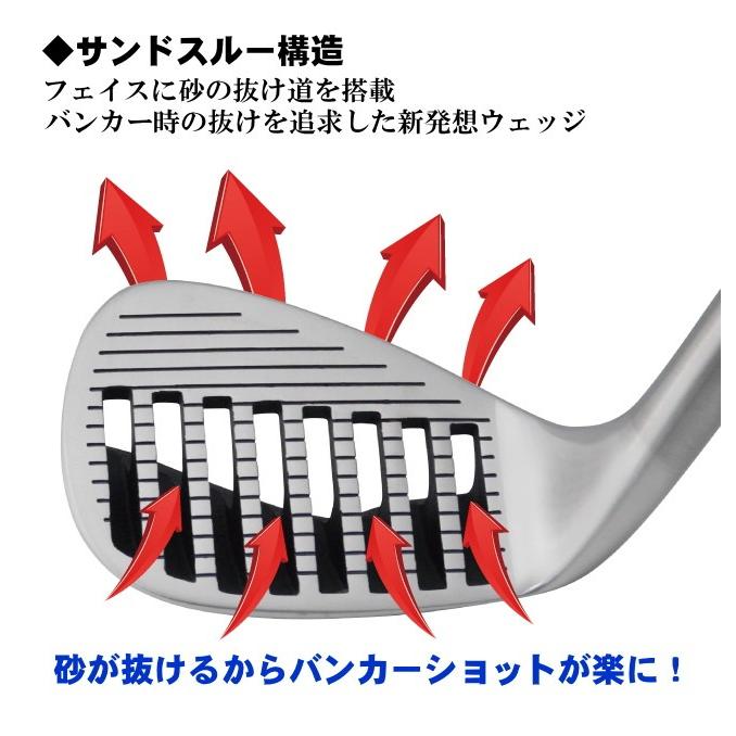 サンドスルー ウェッジ バンカー サンドウェッジ トライアルゴルフ