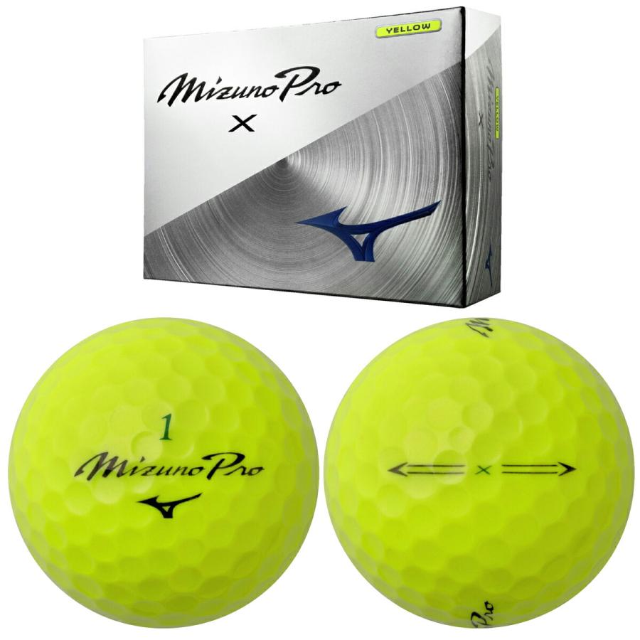ミズノ メンズ 25 MizunoPro X プロ エックス ゴルフボール 1ダース 